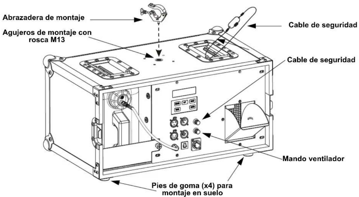 Chauvet Amhaze Stadium - Diagrama de Montaje del Producto - 1