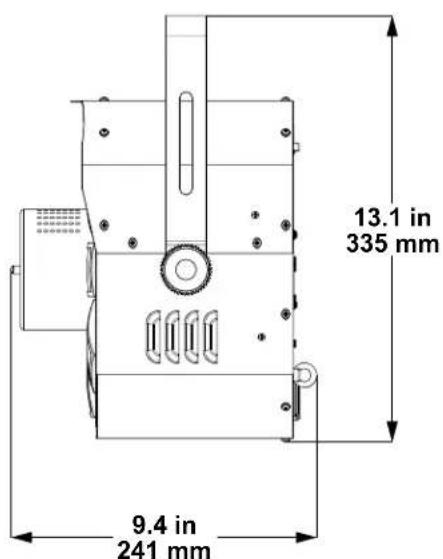 Chauvet Swarm Wash FX ILS - Product Dimensions - 1