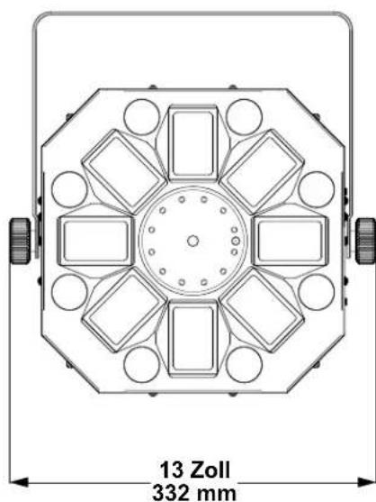 Chauvet Swarm Wash FX ILS - Produktabmessungen - 2