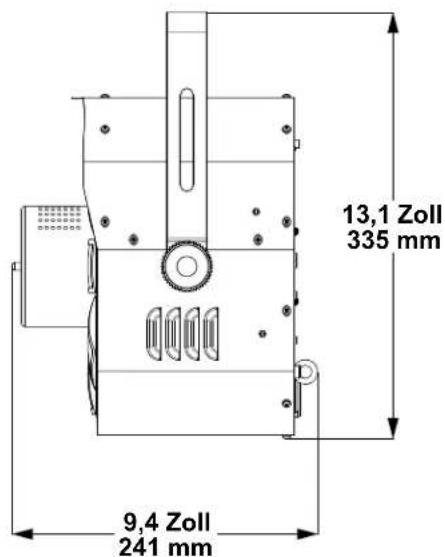 Chauvet Swarm Wash FX ILS - Produktabmessungen - 1