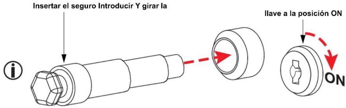 Chauvet Swarm Wash FX ILS - Seguro y llave del láser - 2