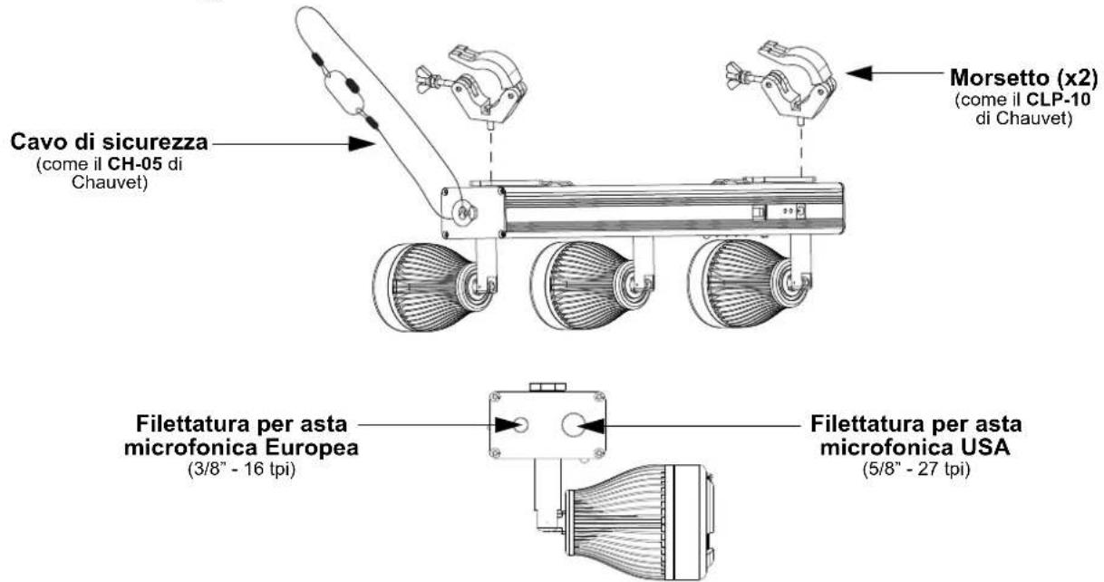 Chauvet EZBar - Schema di montaggio - 1