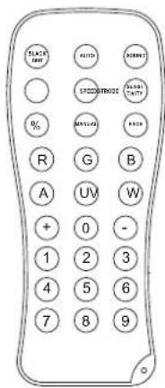 Chauvet EZBar - Télécommande irc-6 (télécommande par infrarouge) - 1