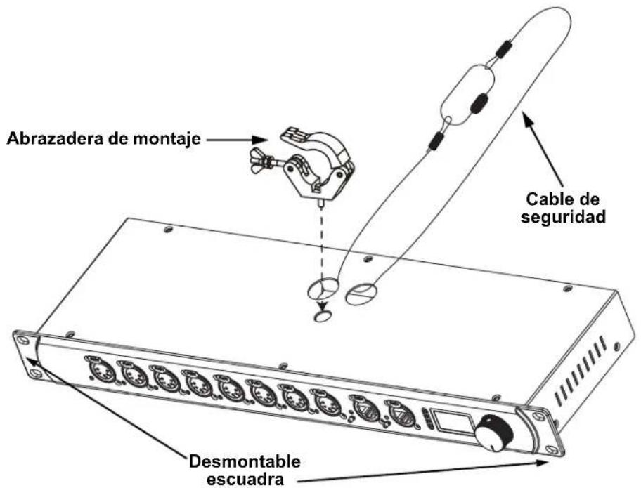 Chauvet NETX II - Diagrama de Montaje del Producto - 1