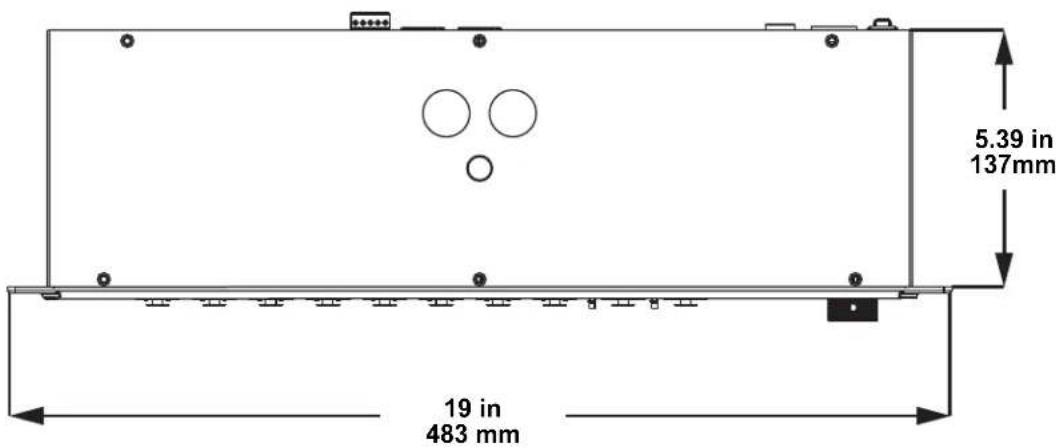 Chauvet NETX II - Product Dimensions - 2