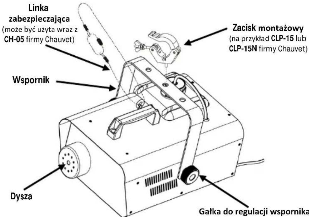 Chauvet Hurricane 1600 - Diagram Montażowy - 1