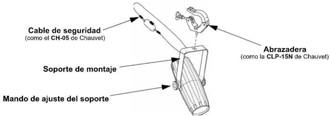 Chauvet LED Pinspot 2 - Mounting Diagram - 1