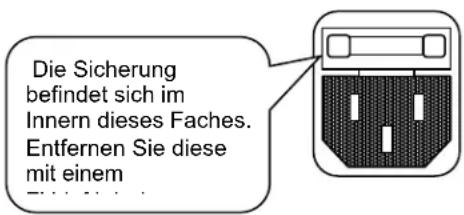 Chauvet Derby X - Auswechseln der Sicherung - 3