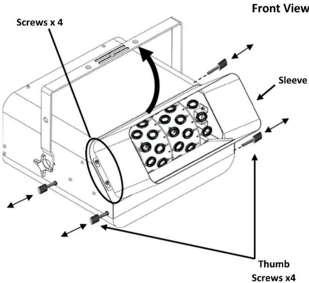 Chauvet Bubble King B550 - Operation 1. Plug into a suitable wall outlet. - 1