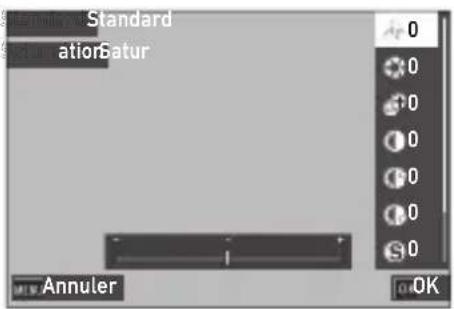 Standard ationSatur Annuler OK
