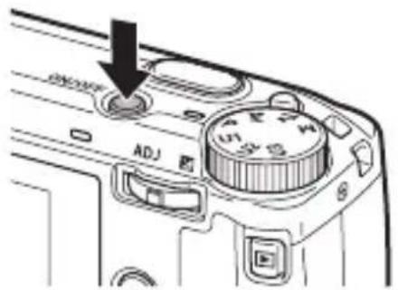 RICOH GR IIIx - Appuyez sur le bouton d'alimentation. - 1