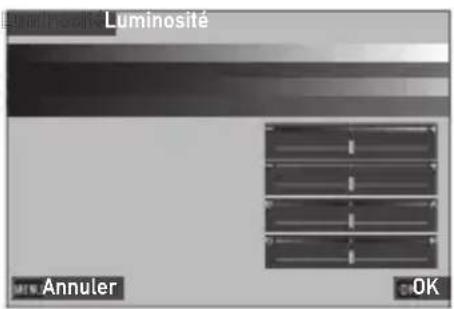 Luminosité Annuler OK