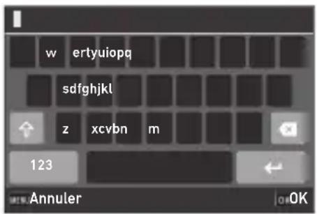 w ertyuiopq sdfghjkl z xcvbn m 123 Annuler OK
