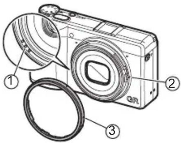 RICOH GR IIIx - Retirer la bague d'objectif - 1