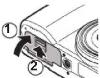 RICOH GR IIIx - Insertion de la batterie et d'une carte mémoire - 4