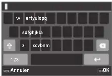 w ertyuiopq sdfghjkla z xcvbnm 123 Annuler OK