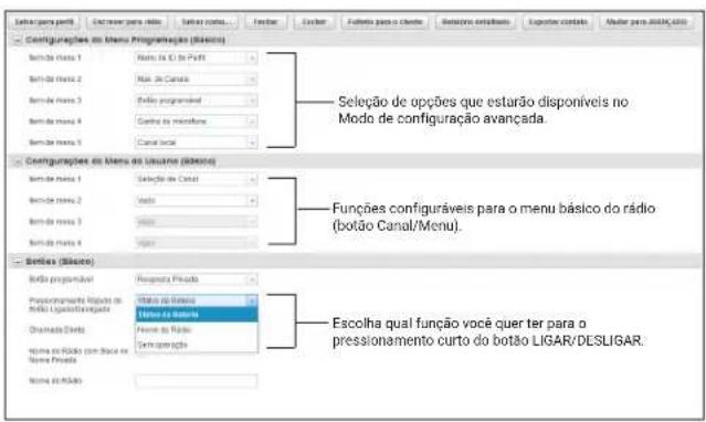 Selex para perfil Cota que no dia na dia Selex com o dia. Fachar Fachar Fachar para o cliente Setembro consultado Exporte contado Mode para MACH, custo Configurações do Meno Programações (Basic) Sinha de Mora 1 Mora da Cia do Puit Sinha de Canara Sinha de Programador Sinha de Mora 2 Sinha de Canara Sinha de Mora 3 Sinha de Canara Sinha de Mora 4 Sinha de Canara Sinha de Mora 5 Sinha de Canara Sinha de Mora 6 Sinha de Canara Seleção de Canara Função de Caiou Função de Canara Função de Canara Função de Canara Função de Canara Função de Canara Função de Canara Função de Canara Função de Canara Função de Canara Função de Canara Função de Canara Função de Canara Função de Canara Função de Canara Função de Canara Função de Canara Função de Canara Função des Básicos Função dos Básicos Função dos Básicos Função dos Básicos Função dos Básicos Função dos Básicos Função dos Básicos Função dos Básicos Função dos Básicos Função dos Básicos Função dos Básicos Função dos Básicos Função dos Básicos Função dos Básicos Função dos Básicos Função dos Báricos Função dos Básicos Função dos Básicos Função dos Básicos Função dos Básicos Função dos Básicos Função dos Básicos Função dos Básicos Função dos Básicos Função dos Básicos Função dos Básicos Função dos Básicos Função dos Básicos Função dos Básicos Função dos Básicos função configuráveis para o menu básico do rádio (botão Canal/Menu). Escolha qual função você quer ter para o pressionamento curto do botão LIGAR/DESLIGAR. Senho programável: Função do Mora 1 Função do Canara 1 Função do Canara 2 Função do Canara 3 Função do Canara 4 Função do Canara 5 Função do Canara 6 Função do Canara 7 Função do Canara 8 Função do Canara 9 Função do Canara 10