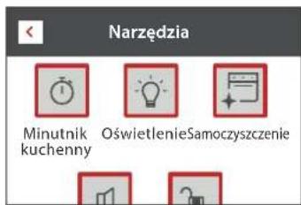 Narzędzia Minutnik kuchenny OświetlenieSamoczyszczenie