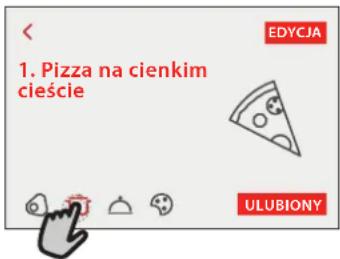1. Pizza na cienkim cieście EDYCJA ULUBIONY