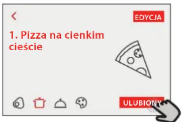 1. Pizza na cienkim cieście EDYCJA ULUBIONY