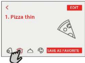 1. Pizza thin EDIT SAVE AS FAVORITE