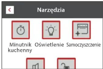 Narzędzia Minutnik Oświetlenie Samoczyszczenie kuchenny