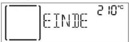 [ ]EINDE 210°C