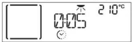 [ ] 0:05 210°C ( )