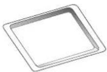 FRANKE FMY 45 MW BK - RECTANGULAR BAKING TRAY - 1