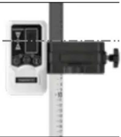 Laserliner RangeXtender G 30 - Utilisation avec le jalon d'arpenteur - 1
