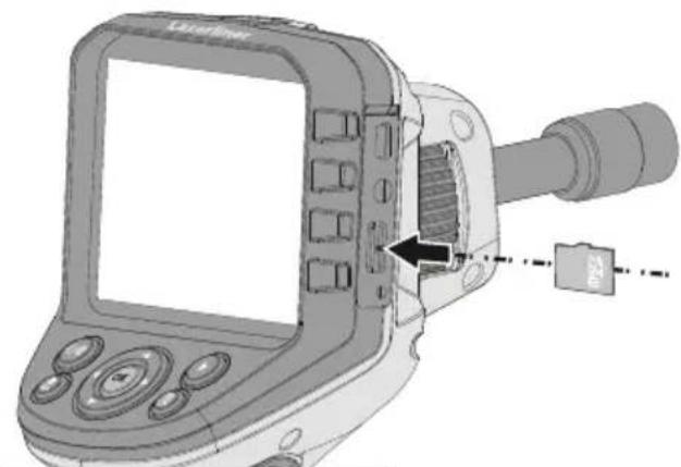 Laserliner VideoFlex G4 Vario - Micro SD-kaart plaatsen - 2