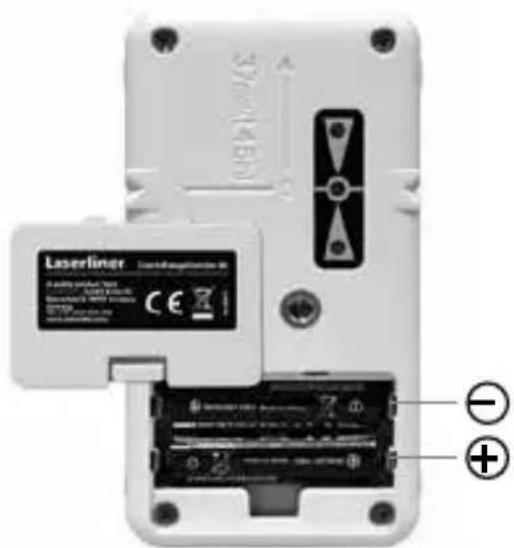 Laserliner CombiRangeXtender 40 - Χρήση της μπαταρίας - 1