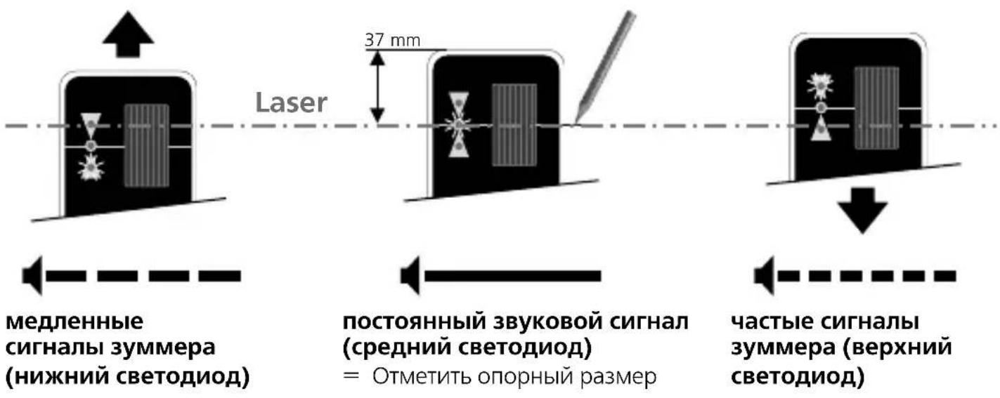 Laserliner CombiRangeXtender 40 - PRX READY GRX READY Работа с лазерным приемником - 3