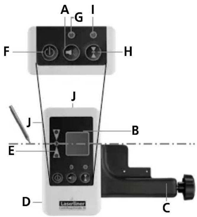 Laserliner CombiRangeXtender 40 - Introducerea baterii - 2