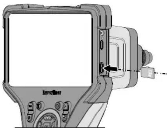 Laserliner VideoFlex HD Micro - Mikro SD kartın yerleştirilmesi - 2
