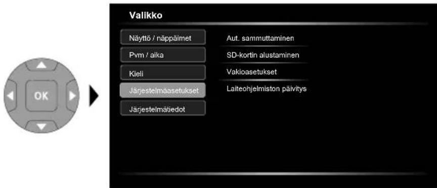 Laserliner VideoFlex HD Micro - Asetustila: Järjestelmäasetukset - 1