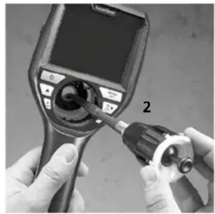 Laserliner VideoInspector 3D - Troca da unidade da câmara - 2