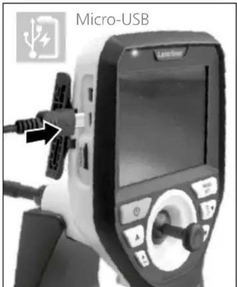 Laserliner VideoInspector 3D - Verkkolaitteen / litiumioniakkujen käsittely - 1