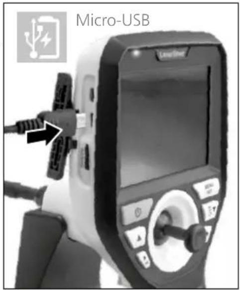Laserliner VideoInspector 3D - Handhabung Netzteil / Lithium-Ionen Akku - 1