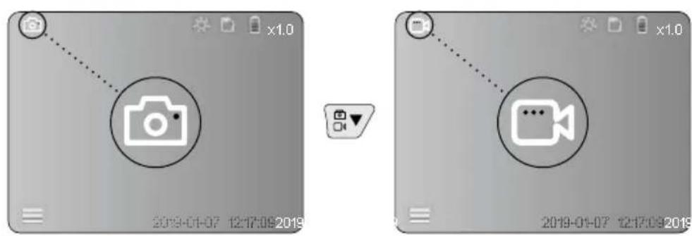Laserliner VideoInspector 3D - a. Commutazione registrazione immagine / video - 1