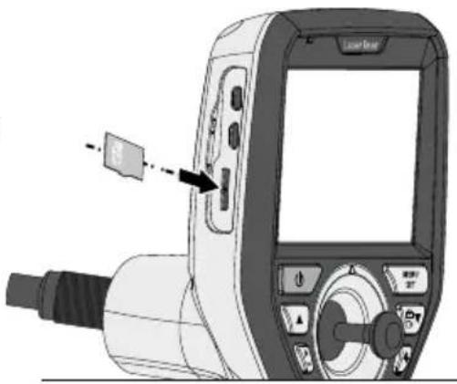 Laserliner VideoInspector 3D - Встановлення карти Micro-SD - 1