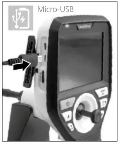 Laserliner VideoInspector 3D - Gebruik netadapter / lithium-ionen-accu - 1