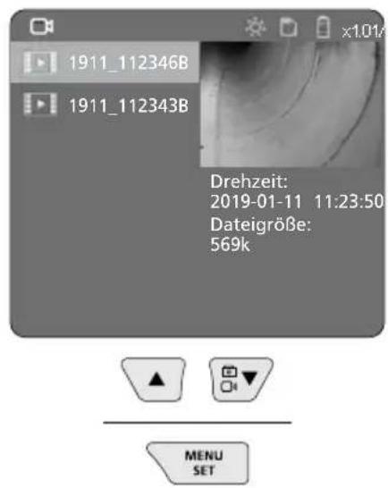 Laserliner VideoInspector 3D - b. Tallenteen poistaminen - 1