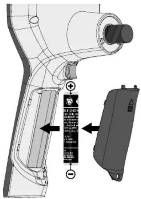 Laserliner VideoInspector 3D - Akun vaihtaminen - 2
