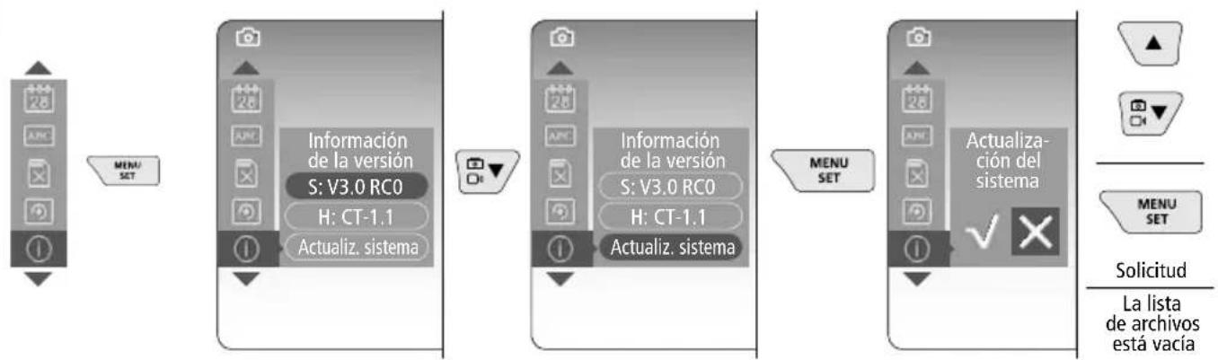 Laserliner VideoInspector 3D - i. Versión del Firmware / Actualización del sistema - 1