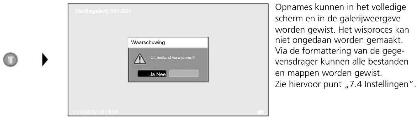 Laserliner VideoFlex HD Duo - Weergavemodus: Opname wissen - 1