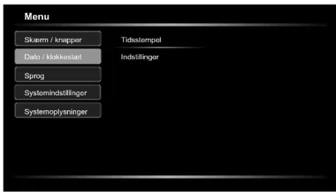 Laserliner VideoFlex HD Duo - Indstellingsmodus: Dato / klokkeslaet - 2