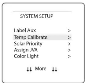 POLARIS PAC - Calibración de temp. - 1