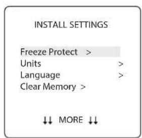 POLARIS PAC - Set Temperature: - 1