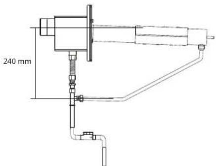 Carel ultimateSAM - Siphons d'évacuation pour le condensat modèles SA0* et distances minimales - 4